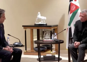 الملك يلتقي وزير الخارجية الأميركي في عمان