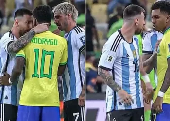 نجم ريال مدريد لميسي أنت جبان .. والأخير “يخنقه”