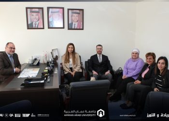 “عمان العربية” تستقبل وفداً من اللجنة الأمريكية للتبادل التعليمي فولبرايت – الأردن