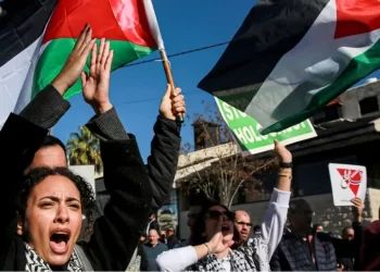 تظاهرة حاشدة في الاردن نصرة لغزة وتنديدا باغتيال العاروري