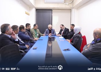 اجتماع المجلس الاستشاري لكلية الأعمال في جامعة عمان العربية