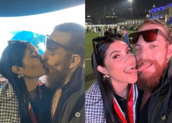 زوجة نجم مسلسل “الهيبة” تنشر صور مثيرة وحميمة لهما (شاهد)