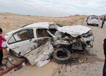 6 إصابات بحادث تصادم في منطقة البحر الميت