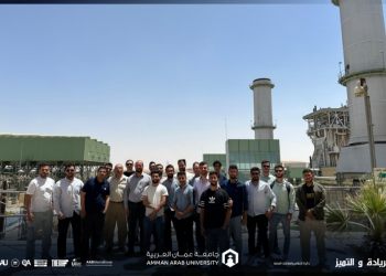 قسم هندسة الطاقة المتجددة في “عمان العربية” يقوم برحلة علمية الى شركة السمرا لتوليد الكهرباء