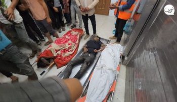 انتشال ثلاثة أسرى شهداء مكبلي الأيدي شرق رفح بعد أن أعدمهم الاحتلال