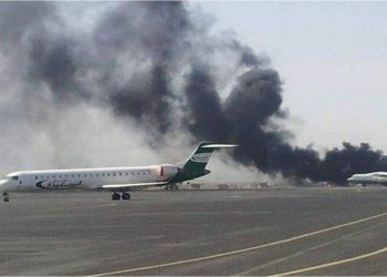 الاحتلال يشن عدوانا على اليمن يستهدف مطار صنعاء وميناء الحديدة ومنشآت أخرى