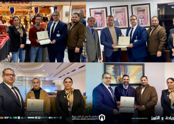 جامعة عمان العربية تعزز التواصل مع خريجيها من خلال زيارات ميدانية لأماكن عملهم