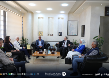 جامعة عمان العربية تستقبل وفداً من منظمة بلان انترناشونال