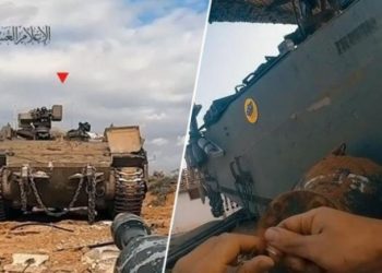 “القسام” تستهدف دبابات بجباليا وتدمر آلية بصاروخ كورنيت في مدينة غزة