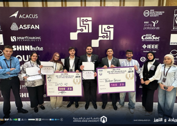 فرع (IEEE) في جامعة عمان العربية يحقق إنجازات نوعية في مؤتمر JSYP10