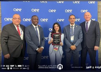 الطالبة المناصرة من “عمان العربية” تفوز بجائزة دولية وتشارك في مؤتمر AEE World 2025 بالولايات المتحدة الأمريكية