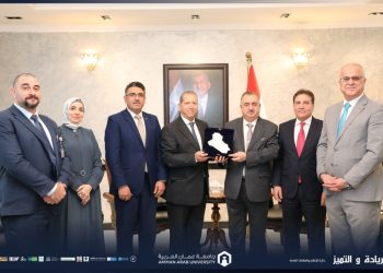 رئيس جامعة عمان العربية يزور السفارة العراقية لبحث آفاق التعاون الأكاديمي والثقافي