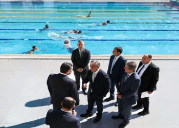 حسّان يتابع أعمال التطوير للمنشآت الرياضية في مدينة الحسين للشباب