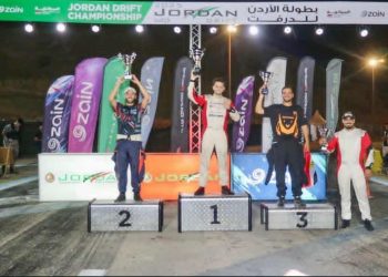 عبدالله حمادة يحصد المركز الثاني في بطولة “دريفت الأردن”