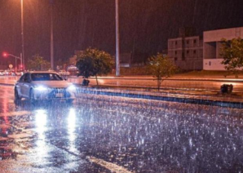 هطول للامطار المصحوبة بالبرق والرعد في محافظتي عجلون وجرش