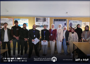 طلبة هندسة “عمان العربية” يبدعون في تصميم مجسّمات إضاءة ضمن مساق “الورش والنماذج المعمارية”