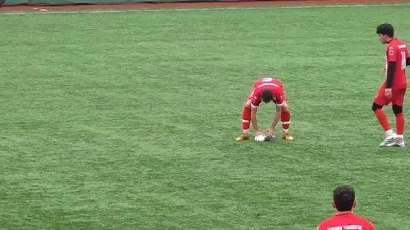 لاعب ينعش قلب طائر نورس أصابته الكرة في مباراة بتركيا