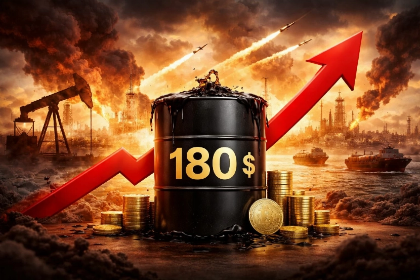 180 دولاراً للبرميل.. النفط مرشح لقفزة تاريخية إذا استمرت الحرب الإيرانية بعد أبريل