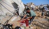 استهداف خيام النازحين ونسف منازل في جنوب غزة